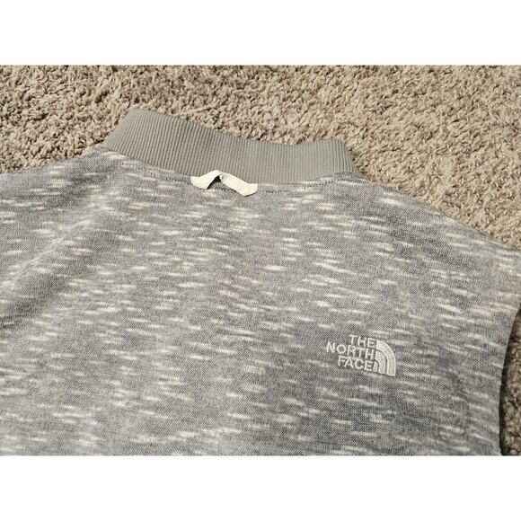 The North Face Womens Vest Sz Medium Heathered Gray Snap Polyester - Picture 8 of 8